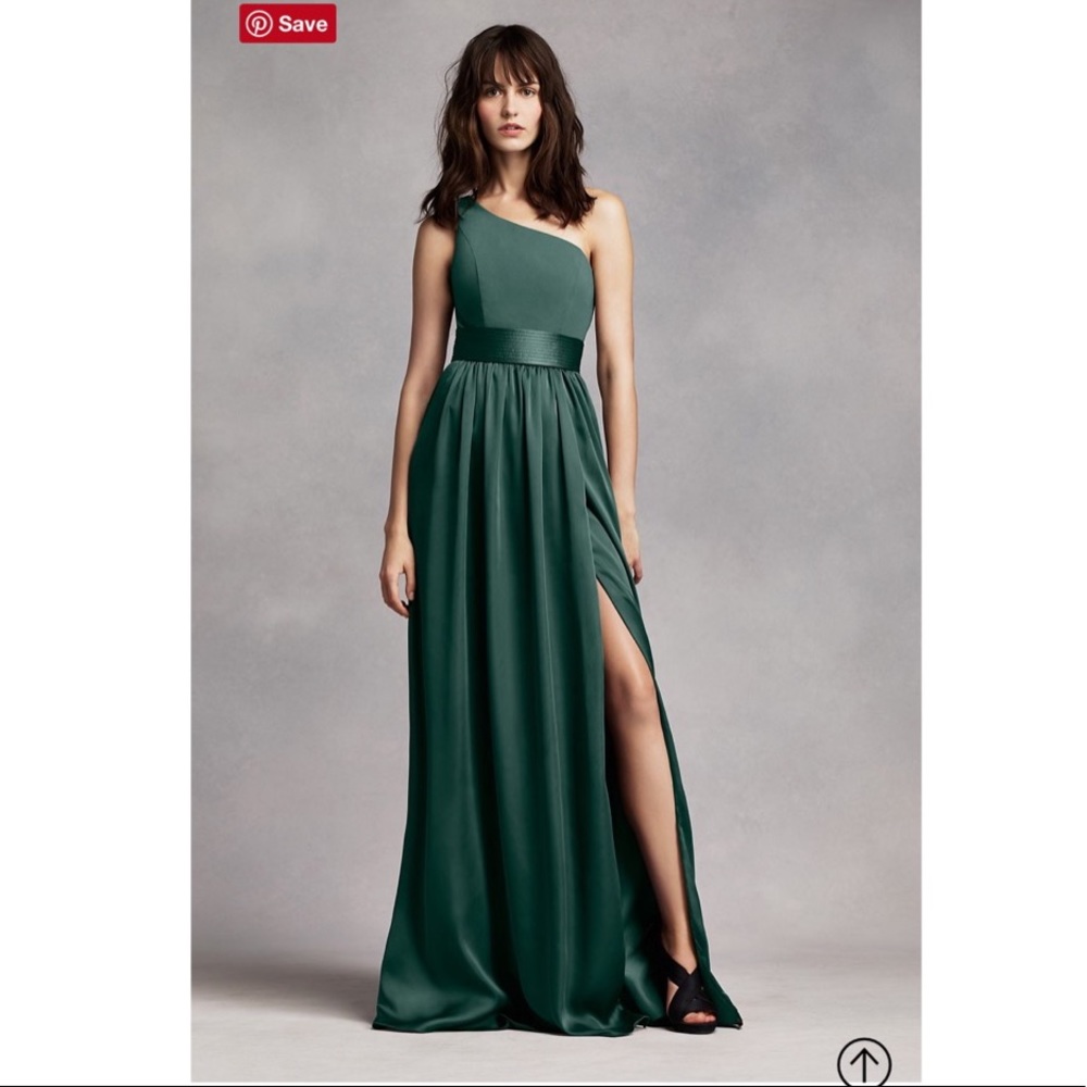 Vera Wang one shoulder bridesmaid dress size 0